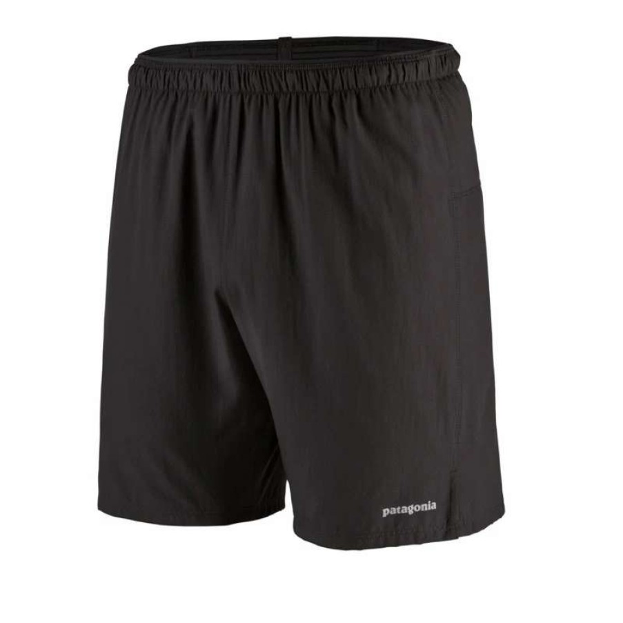 Bottoms * | Patagonia Men'S Strider Running 7In Shorts Blk