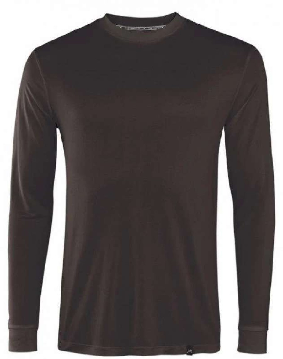 Underwear * | Terramar/Thermasilk Terramar S481 Mens Silk Crew