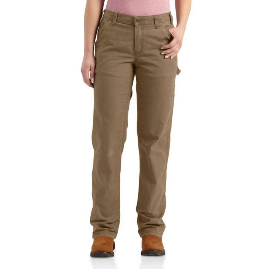 Women * | Carhartt Women'S Original Fit Crawford Pant 102080 257 Yukon