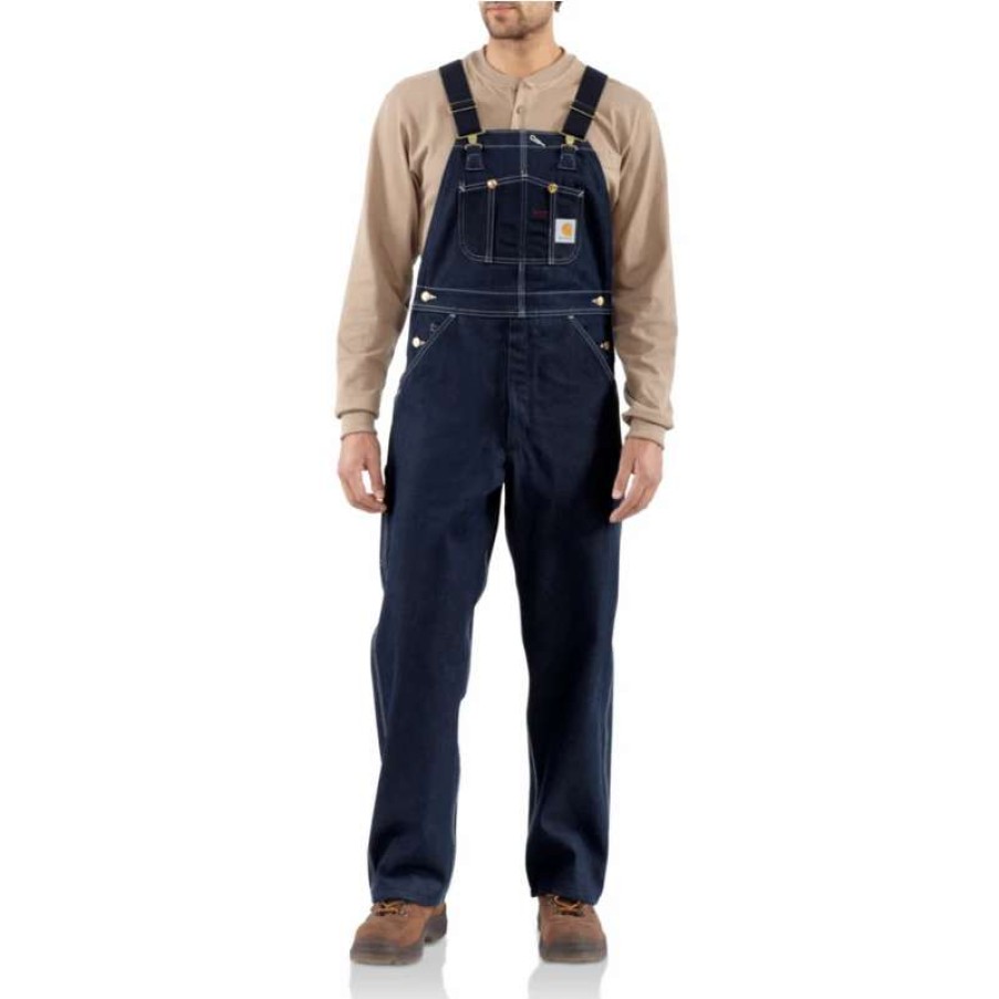 Bottoms * | Carhartt R08Dnm Denim Overall