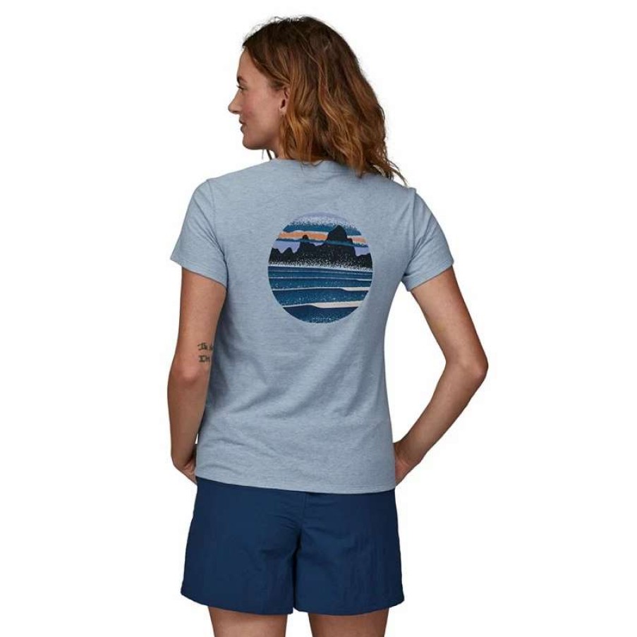 Women * | Patagonia Women'S Skyline Stencil Responsibili Tee #37684 Stme