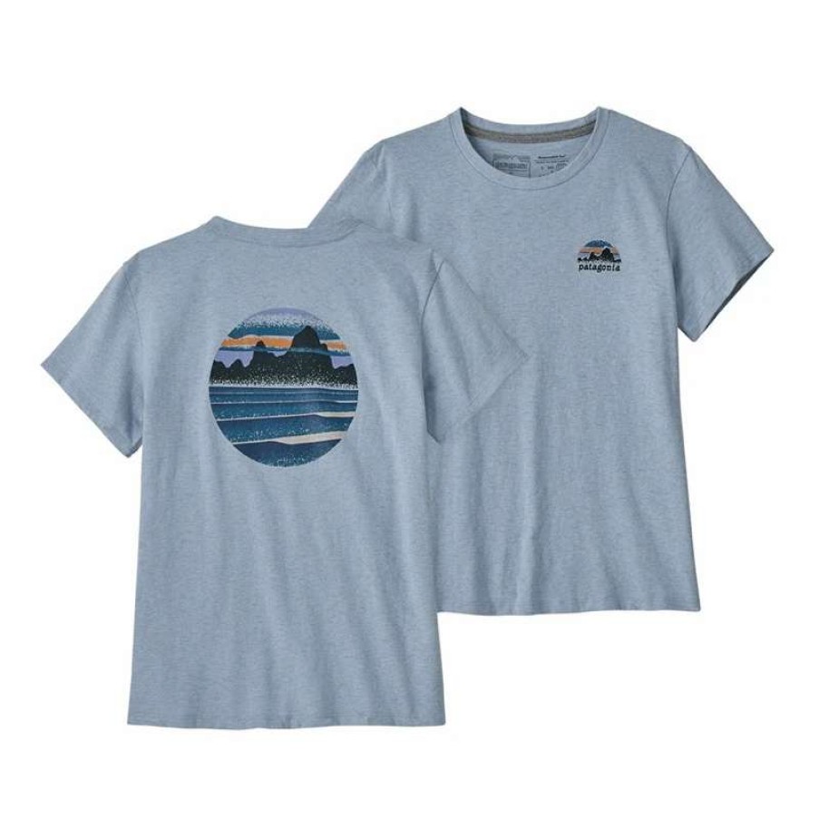 Women * | Patagonia Women'S Skyline Stencil Responsibili Tee #37684 Stme