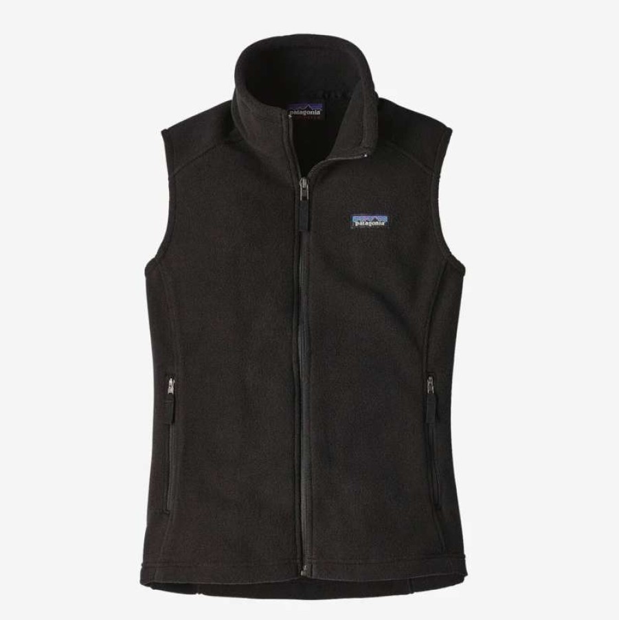 Women * | Patagonia Women'S Classic Synchilla Fleece Vest Blk