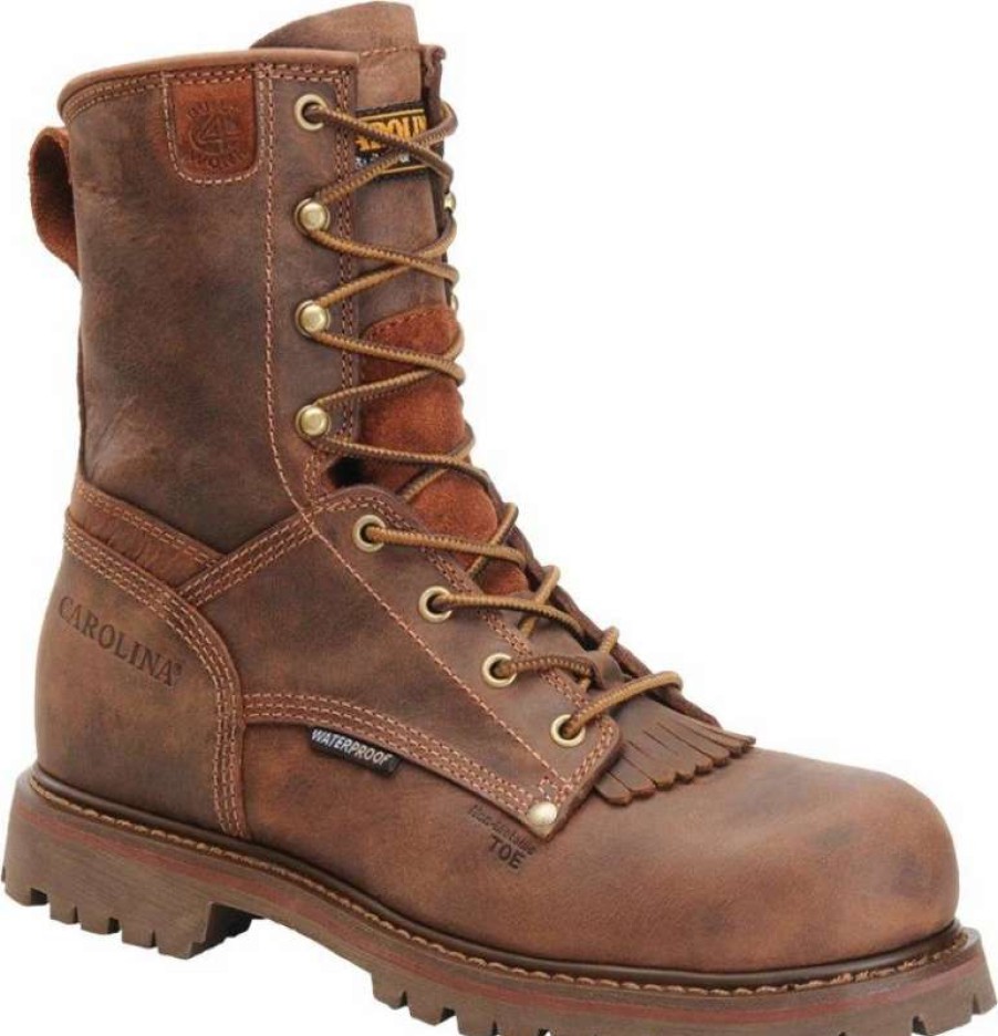 Tops * | Carolina Ca8528 8 Waterproof Composite Toe Work Boot