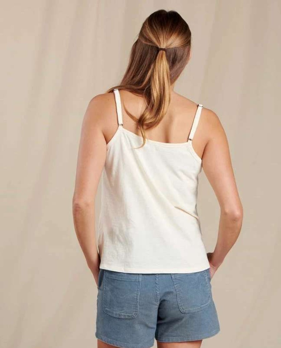 Women * | Toad&Co Toad & Co Women'S Primo Button Front Tank Salt