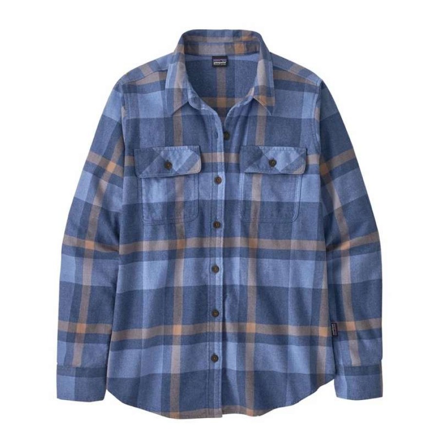 Women * | Patagonia Women'S Long Sleeved Organic Cotton Midweight Fjord Flannel Shirt