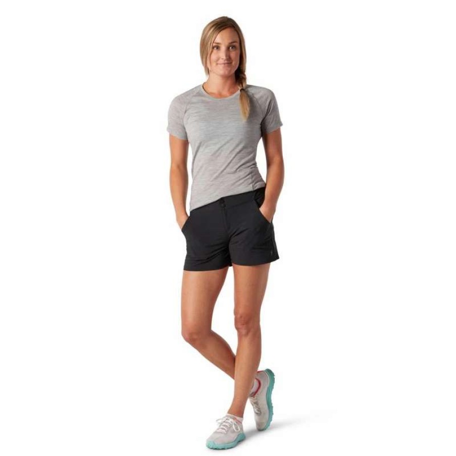 Women * | Smartwool Women'S Hike Short Blk