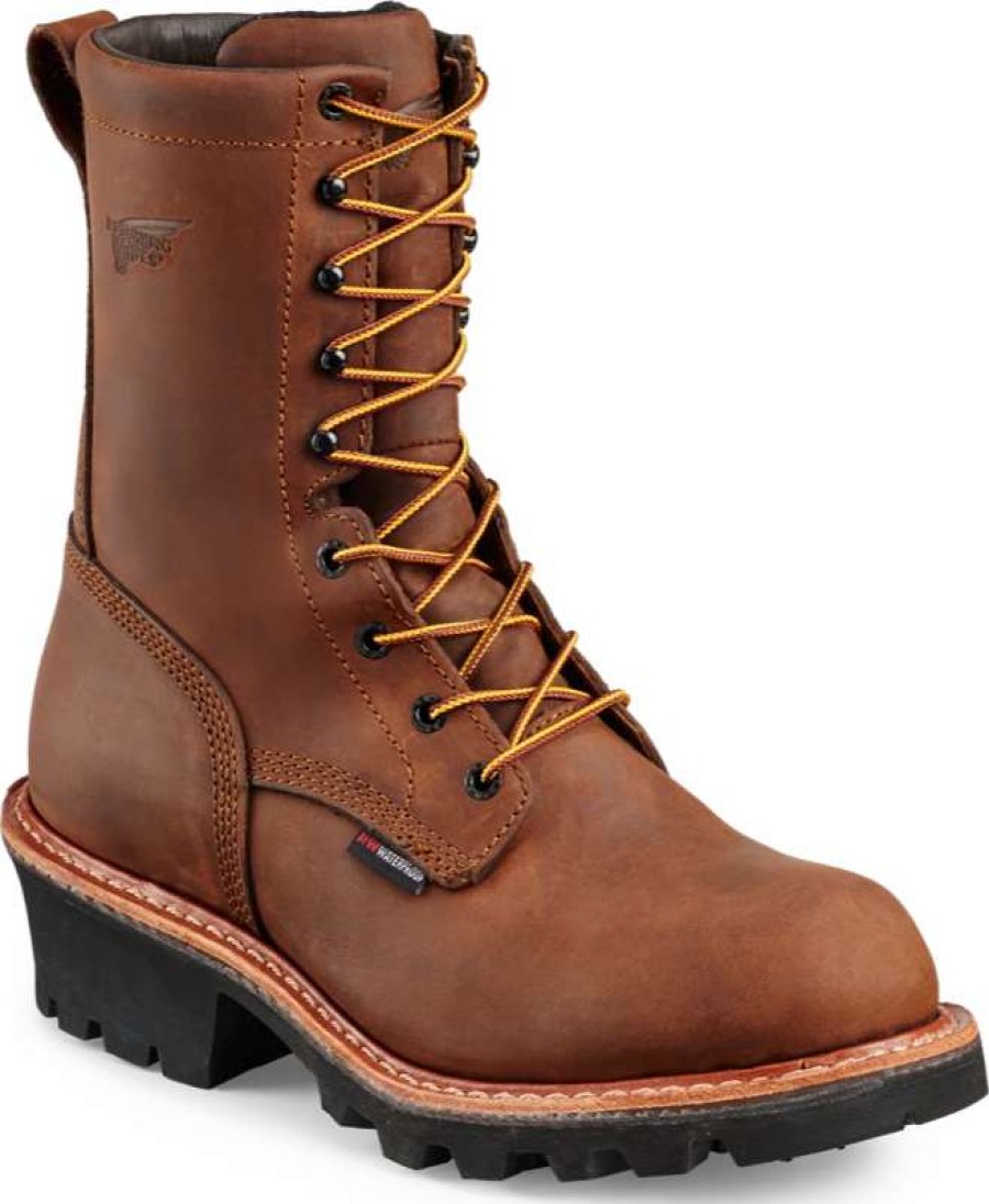 Tops * | Red Wing Work Red Wing #620 Men'S Loggermax 9 Logger Boot Waterproof