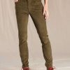 Women * | Toad&Co Toad & Co Women'S Karuna Cord 5 Pocket Skinny Pant Fir