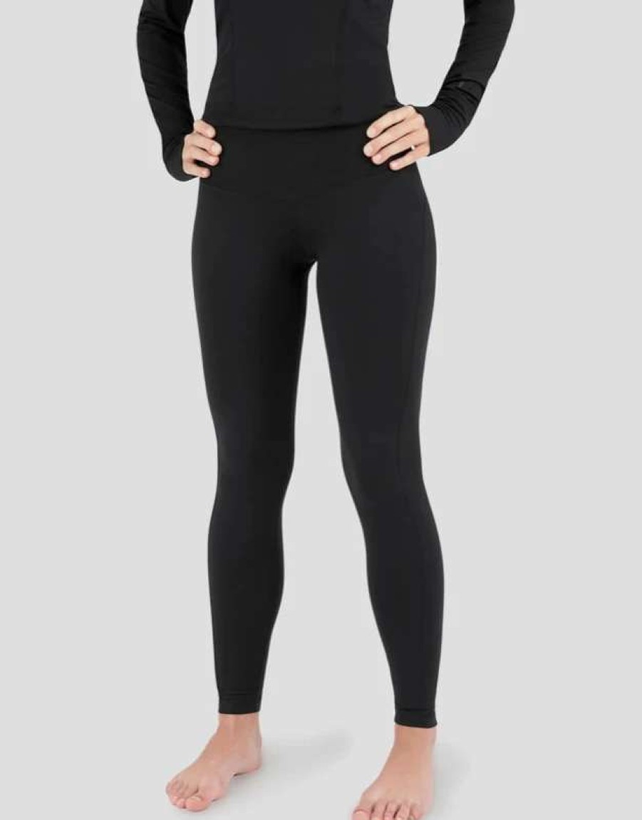 Women * | Terramar/Thermasilk Terramar Women'S 2.0 Cloud Nine Performance Tight Blk/010