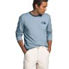 Tops * | The North Face Men'S Long Sleeve Logo Lution Ringer Tee Nf0A4Aal P21