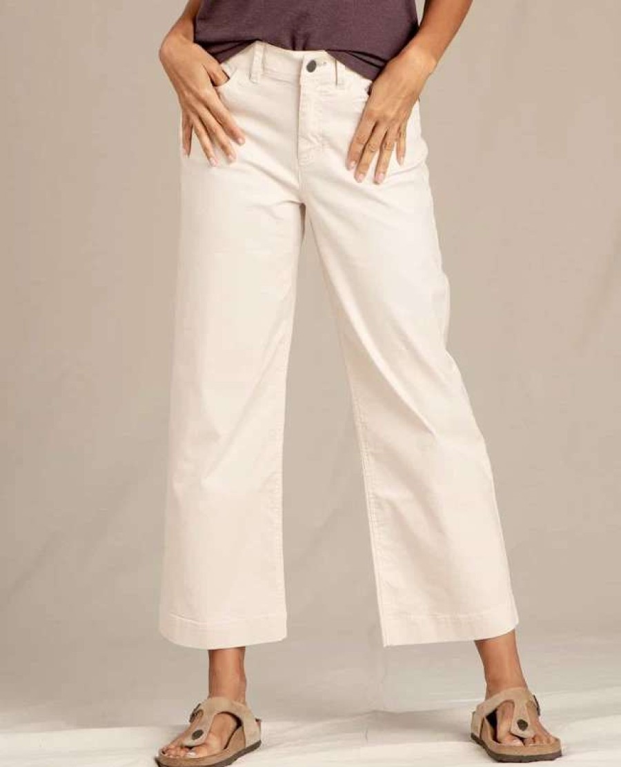 Women * | Toad&Co Toad & Co Women'S Earthworks Wide Leg Pant Salt