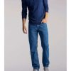 Bottoms * | Lee Men'S Regular Fit Straight Leg Jeans In Pepper Stonewash