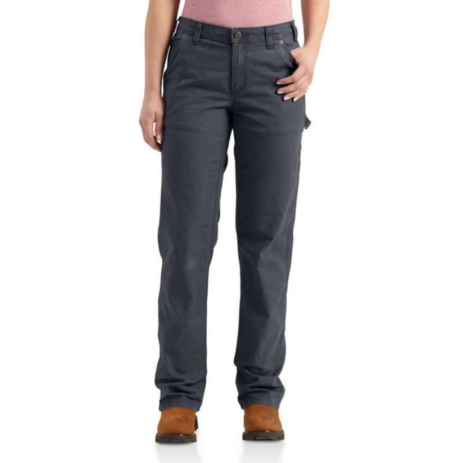 Women * | Carhartt Women'S Original Fit Crawford Pant 102080 011 Coal