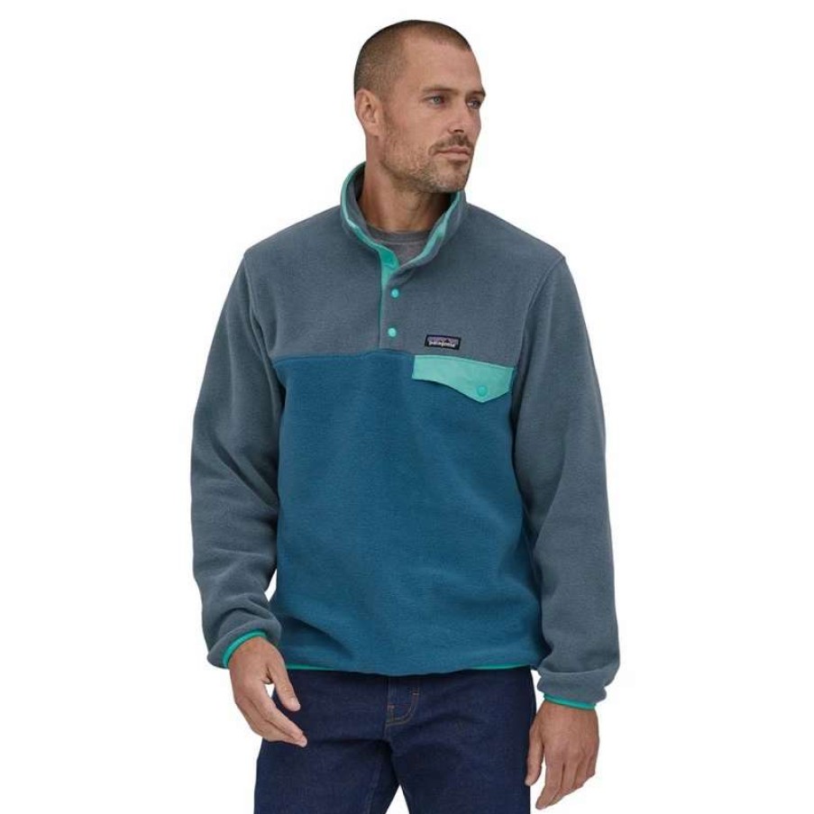 Tops * | Patagonia Men'S Lightweight Synchilla Snap T Fleece Pullover #25551