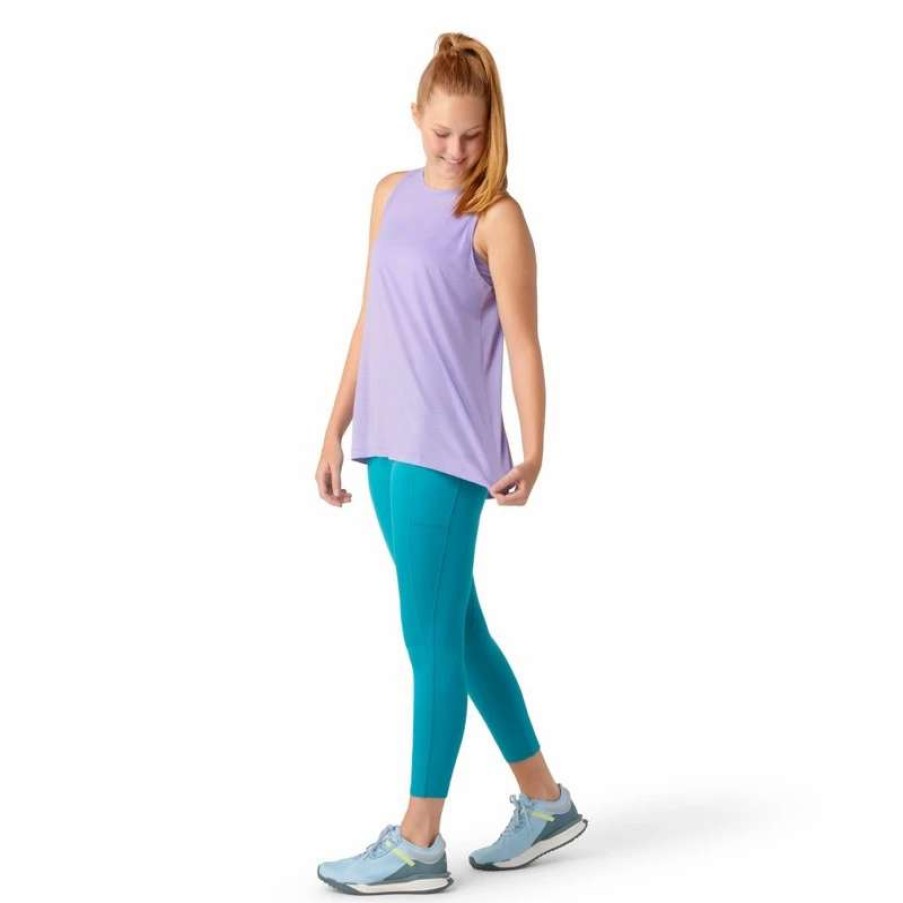 Women * | Smartwool Women'S Active Ultralite High Neck Tank Ultv