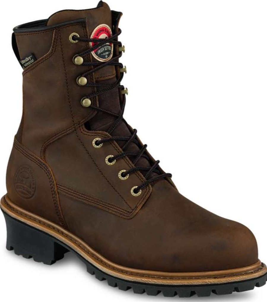 Tops * | Irish Setter 83838 Mesabi 8 Logger Steel Toe Waterproof