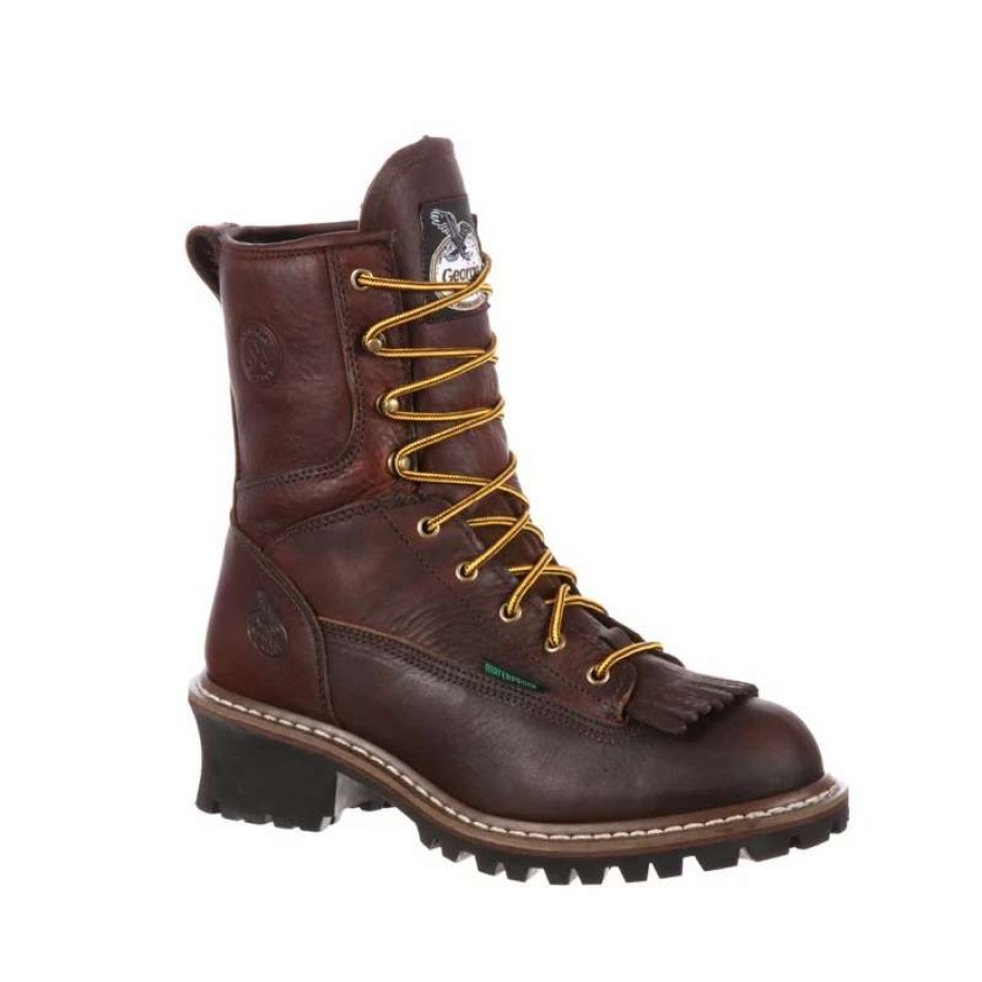 Tops * | Georgia Boot Men'S Waterproof Logger G7113