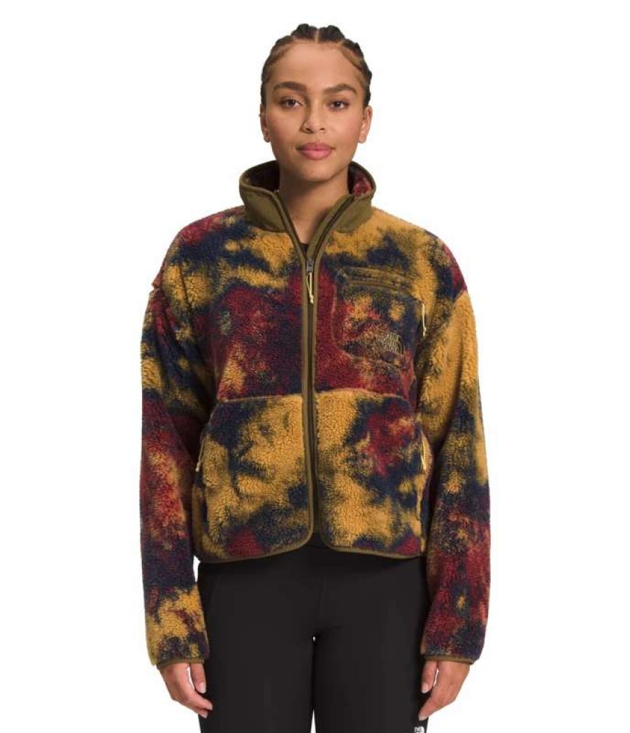 Women * | The North Face Women'S Jacquard Extreme Pile Full Zip Jacket