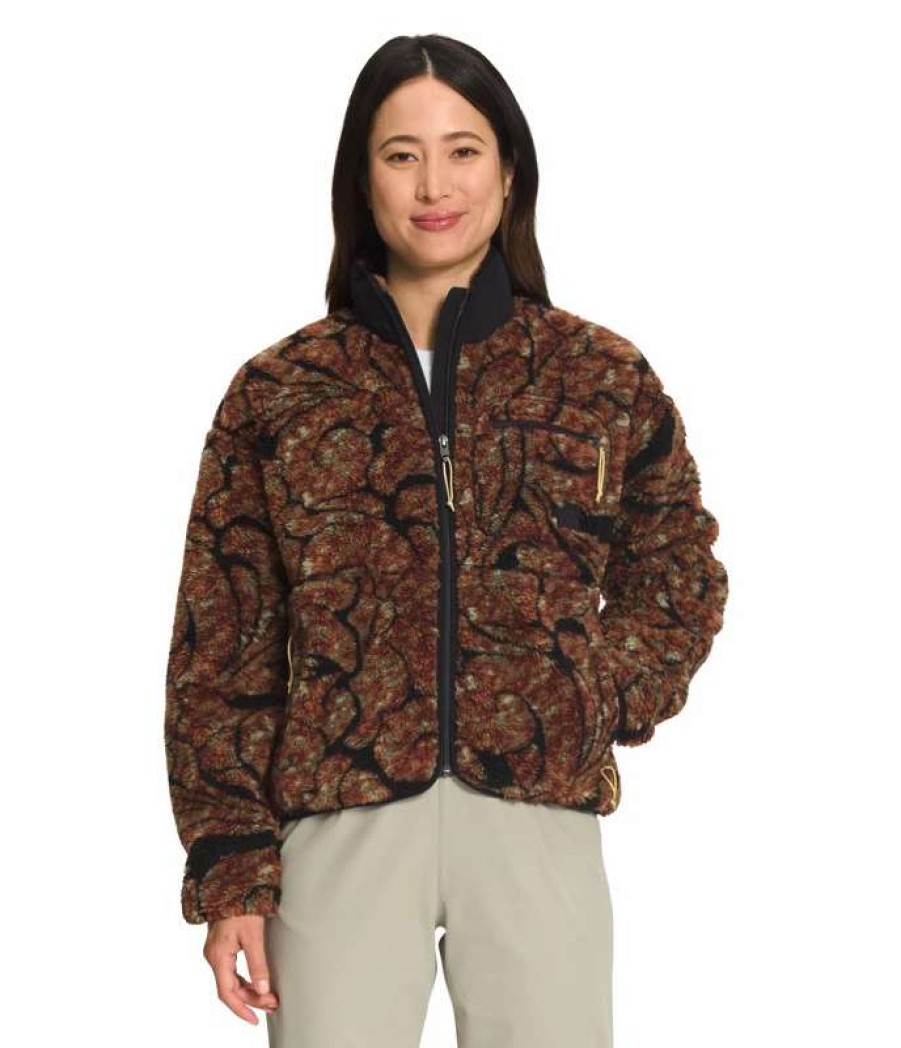 Women * | The North Face Women'S Jacquard Extreme Pile Full Zip Jacket