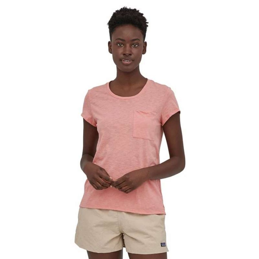 Women * | Patagonia Women'S Mainstay Pocket Tee