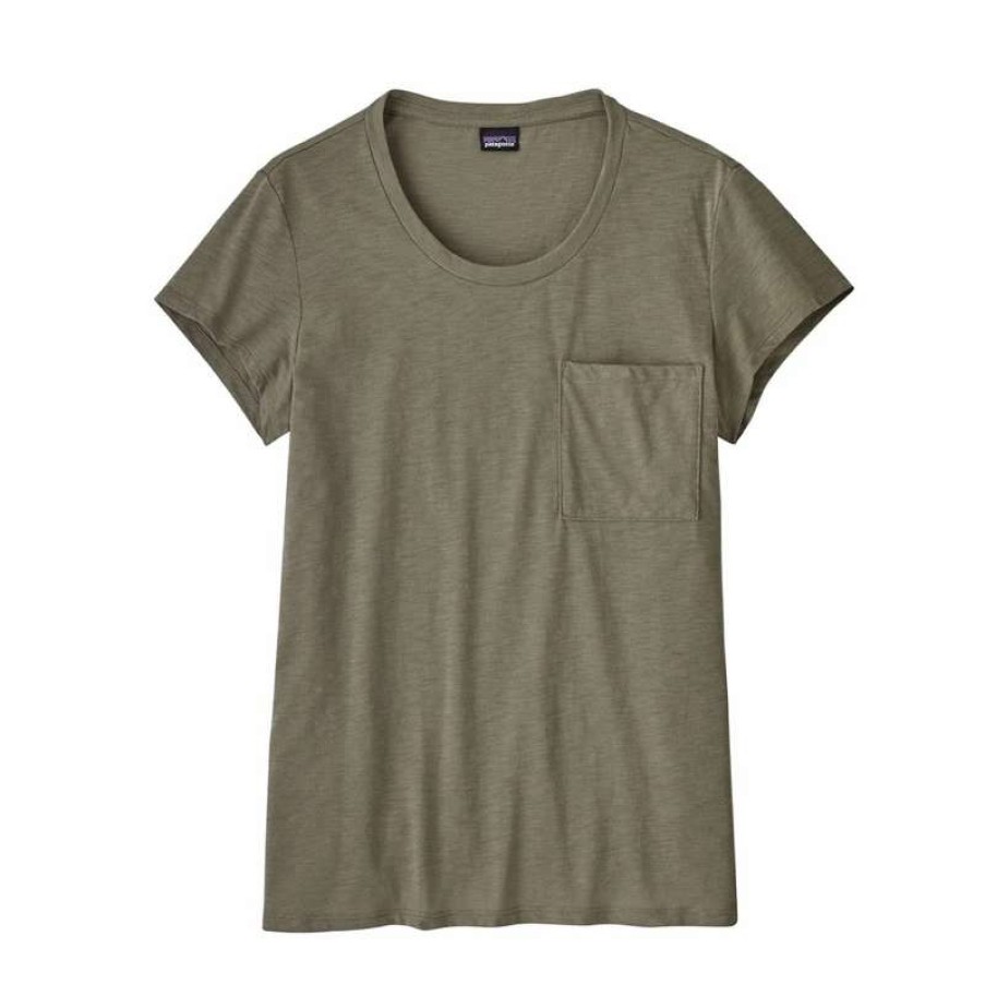 Women * | Patagonia Women'S Mainstay Pocket Tee