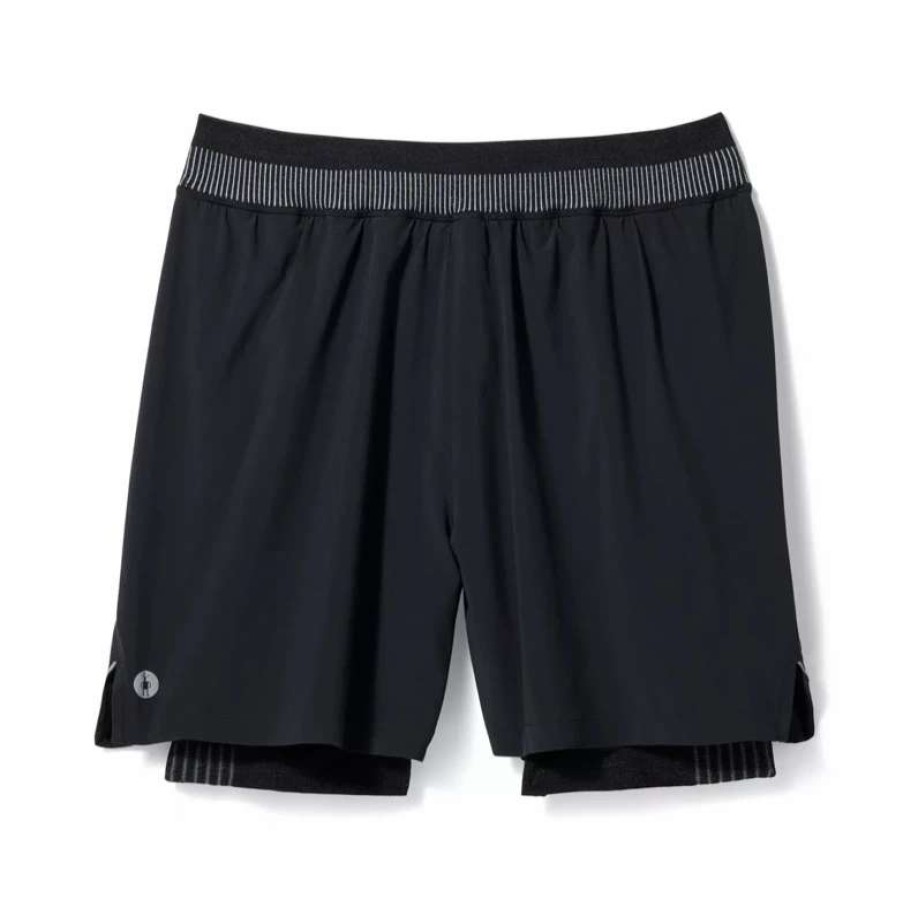 Bottoms * | Smartwool Men'S Intraknit Active Lined Short Blk